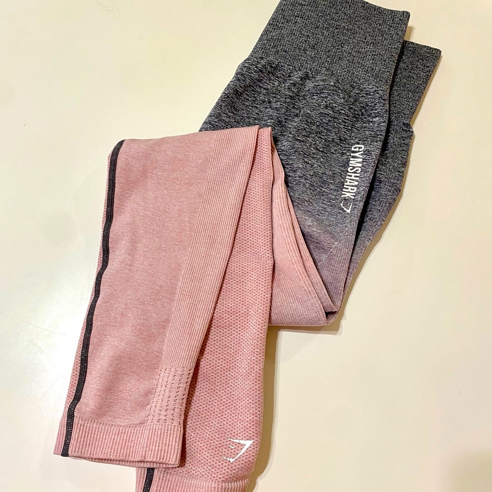 Women’s GymShark- Small Pink ombré leggings